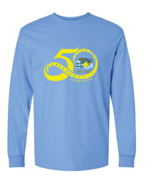 ANNIVERSARY TSHIRT LONG SLEEVE BLUE